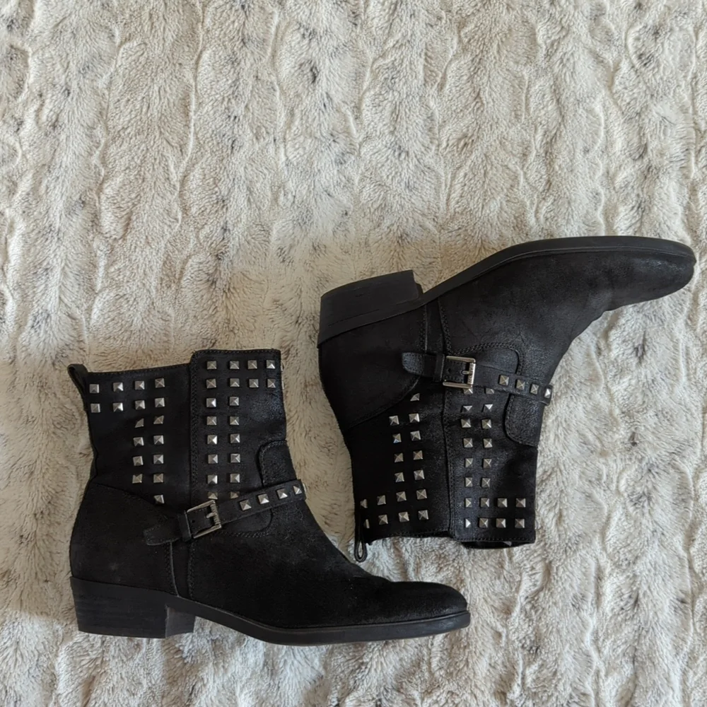 Ralph Lauren Shaelynn Studded Ankle Boots